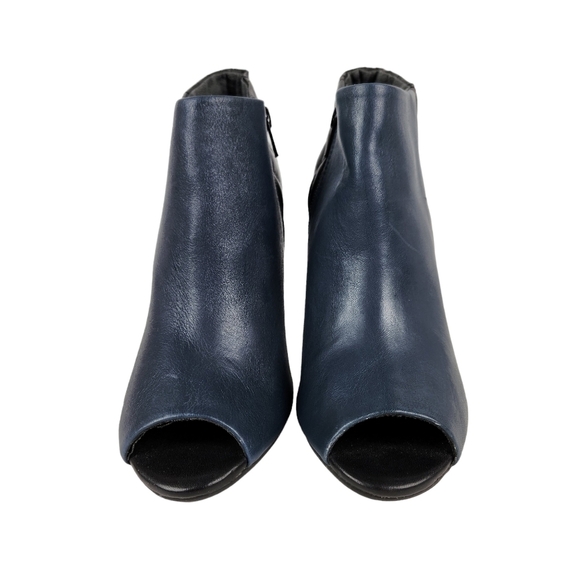 Seychelles Amusing Leather Peep Toe Diamond Quilted Ankle Boots Womens Size 7 - Picture 6 of 12